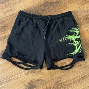 Drop dead Black and Green Men's Shorts